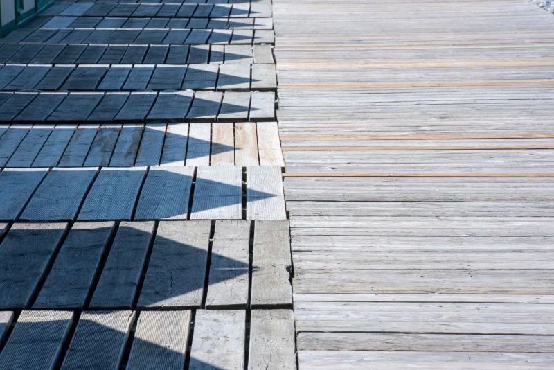 Power washed backyard patio pavers